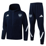 2025-26 ARS Royal blue Hoodie Jacket Tracksuit #F637