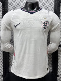 2026-27 England Home Long Sleeve Player Version Soccer Jersey (长袖球员)
