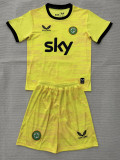 2026-27 Ireland Yellow Goalkeeper Kids Soccer Jersey