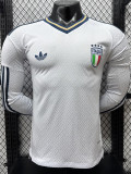 2026-27 Italy Away Long Sleeve Player Version Soccer Jersey (长袖球员)