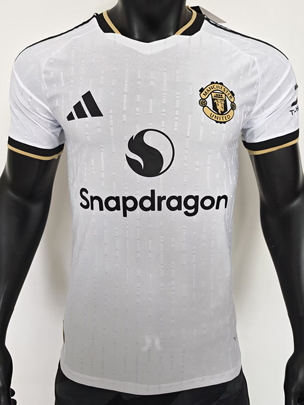 2026-27 Man Utd White Player Version Fans Soccer Jersey