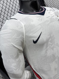 2026-27 England Home Long Sleeve Player Version Soccer Jersey (长袖球员)