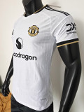 2026-27 Man Utd White Player Version Fans Soccer Jersey
