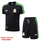 2026-27 Mexico Black Player Version Training Short Suit (球员短套装)#D2604