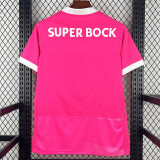2025-26 Sporting Lisbon Pink Fans Soccer Jersey