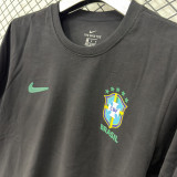 T291 Brazil Black High Quality Casual T-Shirt