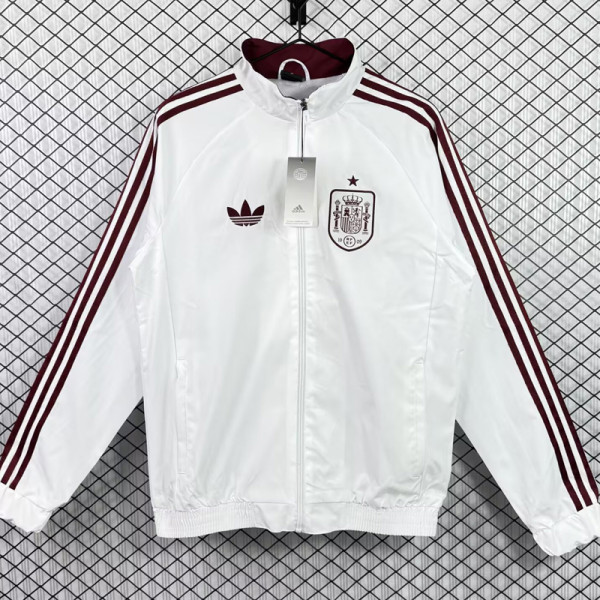 2026-27 Spain White Windbreaker