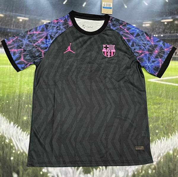2026-27 BAR Black Special Edition Training shirts (粉JD标)