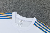 2026-27 RMA White Short shirts and Long trousers Suit (圆领)