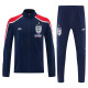 2026-27 England Royal blue Windbreaker Suit (风衣套装)