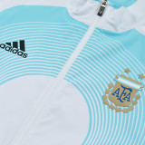 2026-27 Argentina White Windbreaker Suit (风衣套装)