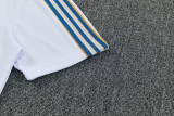 2026-27 RMA White Short shirts and Long trousers Suit (圆领)
