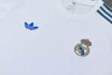 2026-27 RMA White Short shirts and Long trousers Suit (圆领)