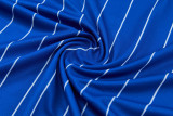 2026-27 RMA Fancy blue Short shirts and Long trousers Suit (圆领)