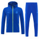 2026-27 Marseille Fancy blue Windbreaker Suit (Hoodie)(风衣套装)
