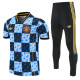 2026-27 Man Utd Blue Short shirts and Long trousers Suit (圆领)