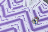 2026-27 RMA Purple Short shirts and Long trousers Suit (圆领)