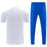 2026-27 RMA White Short shirts and Long trousers Suit (圆领)