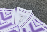 2026-27 RMA Purple Short shirts and Long trousers Suit (圆领)