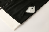 2026-27 JUV Black Jacket Tracksuit #01