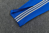 2026-27 RMA Fancy blue Short shirts and Long trousers Suit (圆领)