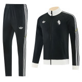 2026-27 JUV Black Jacket Tracksuit #01