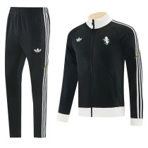 2026-27 JUV Black Jacket Tracksuit #01