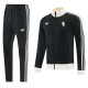 2026-27 JUV Black Jacket Tracksuit #01