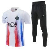 2026-27 PSG White Short shirts and Long trousers Suit (圆领)