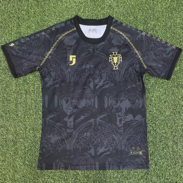 2026-27 Portugal Black Special Edition Fans Training shirts (逗号)