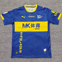 2025-26 Alaves Blue Special Edition Fans Soccer Jersey (复古章)