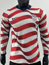 2026-27 USA Home Long Sleeve Player Version Soccer Jersey (长袖球员)
