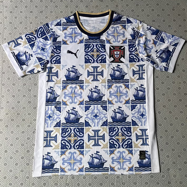 2026-27 Portugal Special Edition Fans Training shirts (航海)
