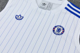 2025-26 CHE White Tank top and shorts suit