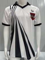 1990-1991 Austria White Retro Soccer Jersey