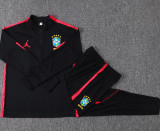 2026-27 Brazil Black Half Pull Tracksuit #B26034(半拉链)