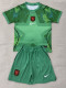 2026-27 Netherlands Green Goalkeeper Kids Soccer Jersey