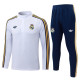 2026-27 RMA White Half Pull Tracksuit #B26039(半拉链)