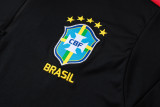 2026-27 Brazil Black Half Pull Tracksuit #B26034(半拉链)