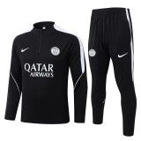 2026-27 PSG Black Half Pull Tracksuit #B26033(半拉链)