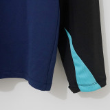 2025-26 Norway Royal blue Top Half Pull Tracksuit (半拉上衣)