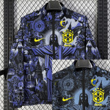 2026-27 Brazil Purple & Blue Double Sided Windbreaker (双面风衣)