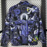 2026-27 Brazil Purple & Blue Double Sided Windbreaker (双面风衣)