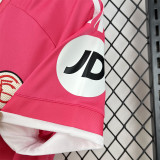 2025-26 Sevilla Pink Special Edition Fans Soccer Jersey (复古章)