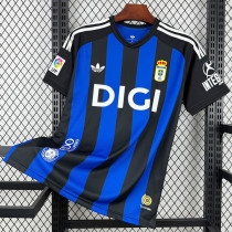 2025-26 Real Oviedo Blue Special Edition Fans Soccer Jersey (复古章)