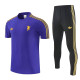 2026-27 Man Utd Purple Short shirts and Long trousers Suit (圆领)