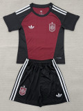 2026-27 Spain Brown Goalkeeper Kids Soccer Jersey