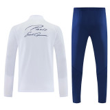 2026-27 PSG White Half Pull Tracksuit (半拉链)