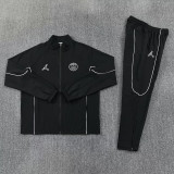 2026-27 PSG Jordan Black Windbreaker Suit (风衣套装)