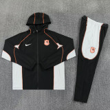 2026-27 CHE Black Windbreaker Suit (Hoodie)(风衣套装)